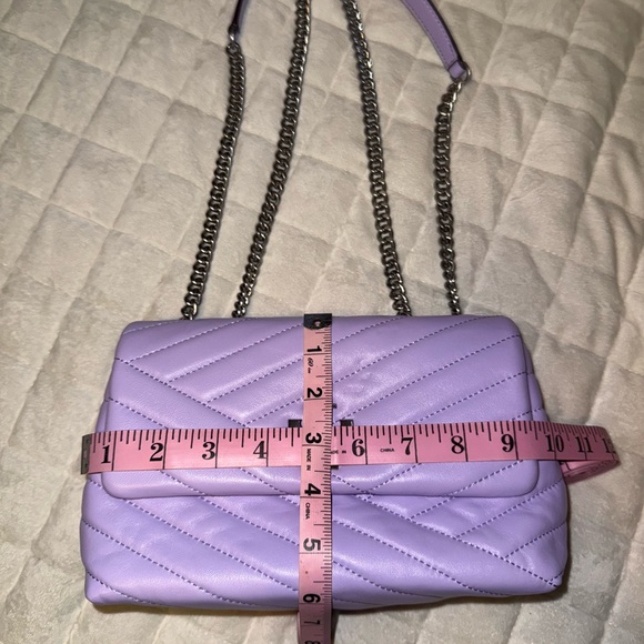 Tory Burch Small Kira Chevron Quilted Bag in Lavender Cloud💜 - Picture 10 of 15